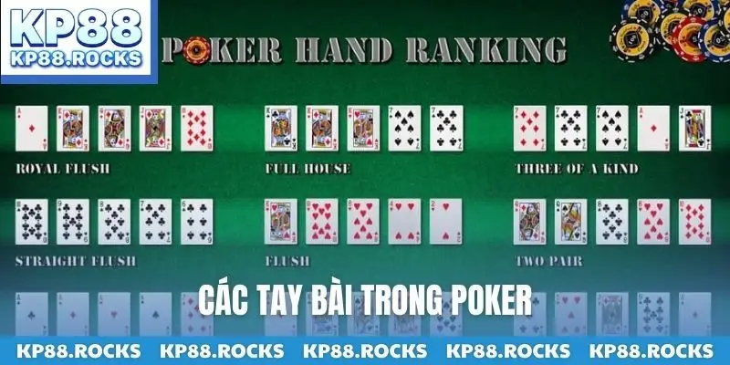 Các tay bài trong Poker
