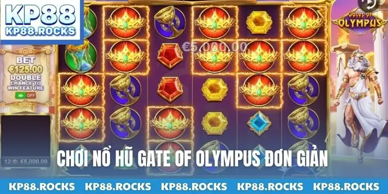 Chơi nổ hũ Gate Of Olympus đơn giản