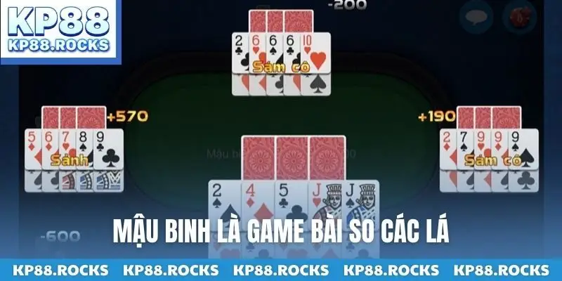Mậu binh là game bài so các lá